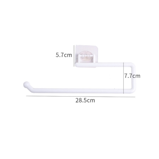 Uchwyt na ręczniki papierowe samoprzylepny 28,5 cm ABS